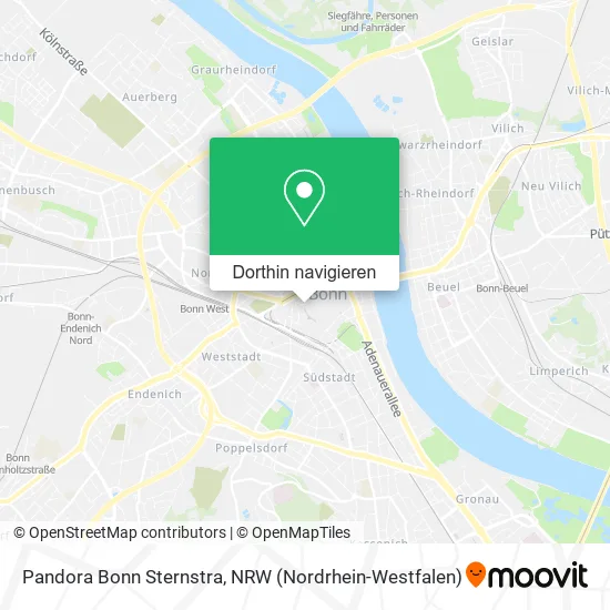Pandora Bonn Sternstra Karte