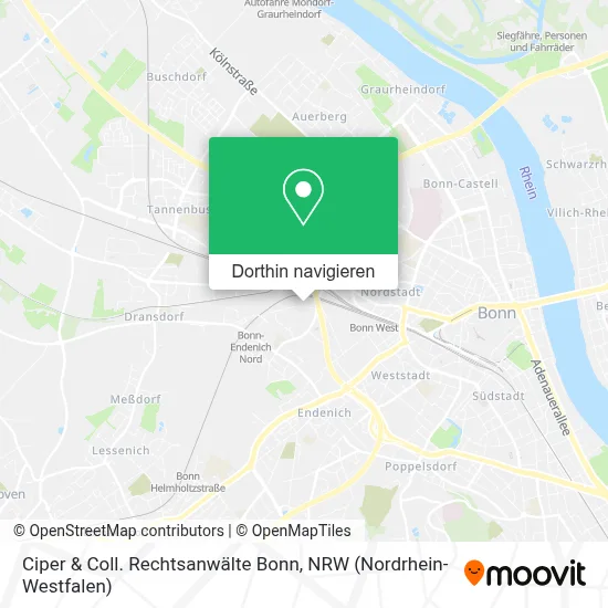 Ciper & Coll. Rechtsanwälte Bonn Karte