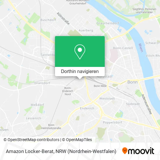 Amazon Locker-Berat Karte