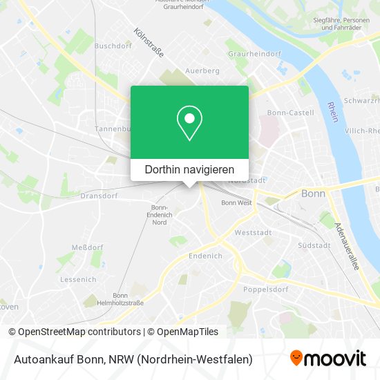 Autoankauf Bonn Karte