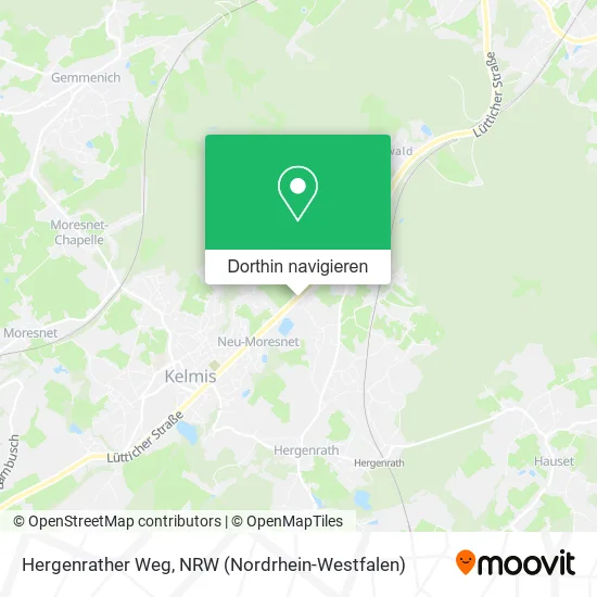 Hergenrather Weg Karte