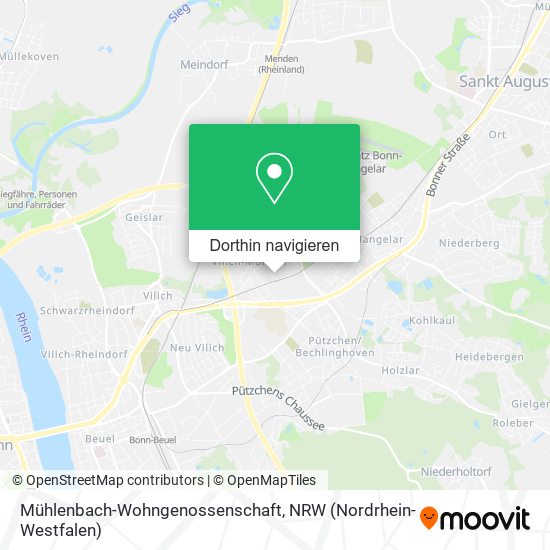 Mühlenbach-Wohngenossenschaft Karte