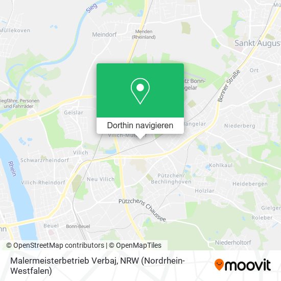 Malermeisterbetrieb Verbaj Karte