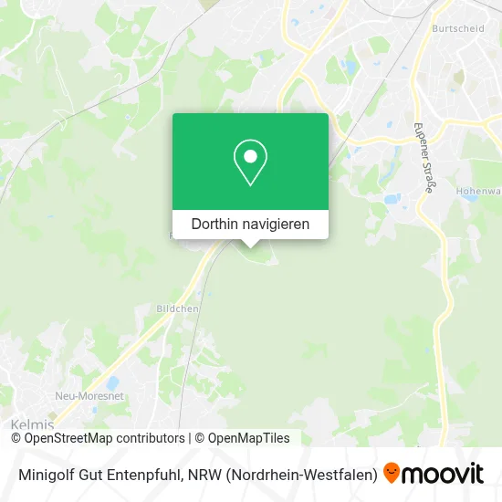 Minigolf Gut Entenpfuhl Karte