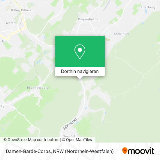 Damen-Garde-Corps Karte