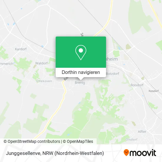 Junggesellenve Karte