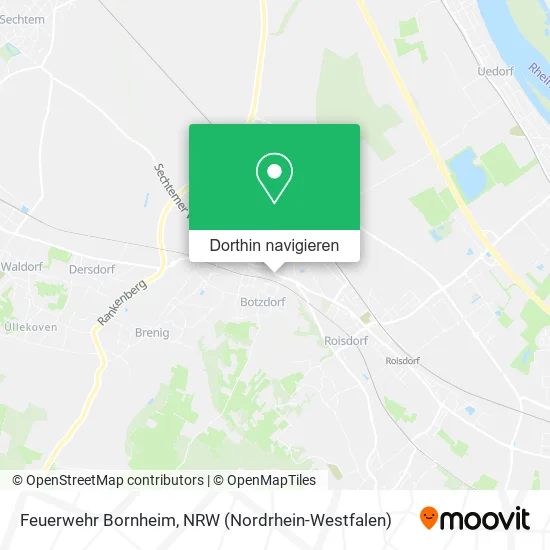 Feuerwehr Bornheim Karte