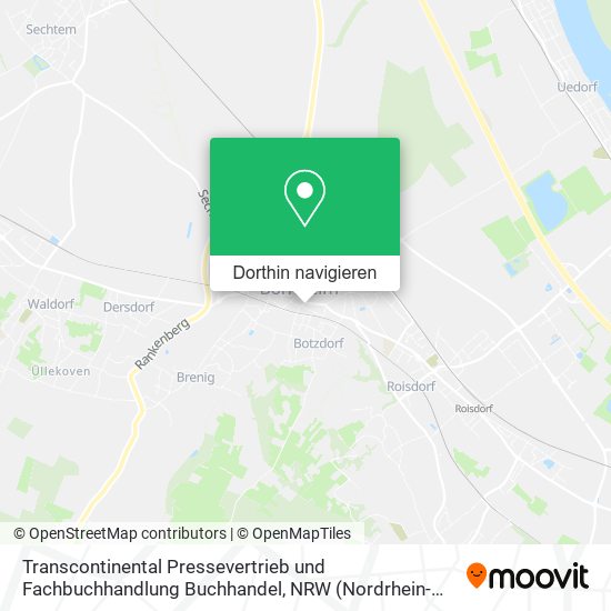 Transcontinental Pressevertrieb und Fachbuchhandlung Buchhandel Karte