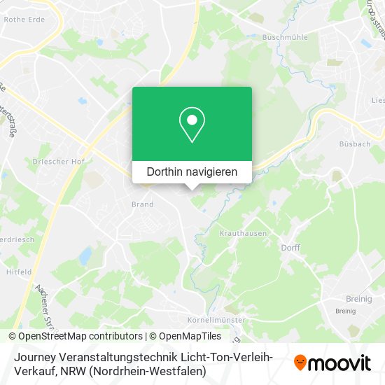 Journey Veranstaltungstechnik Licht-Ton-Verleih-Verkauf Karte