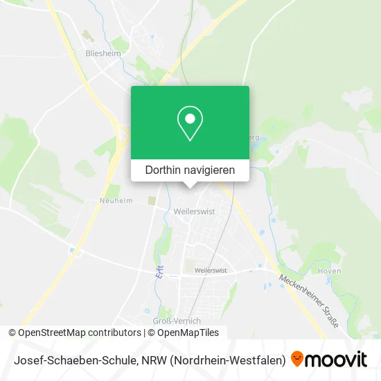 Josef-Schaeben-Schule Karte