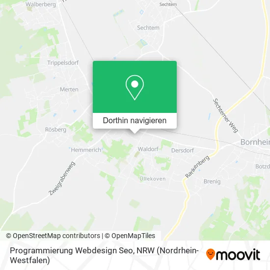 Programmierung Webdesign Seo Karte