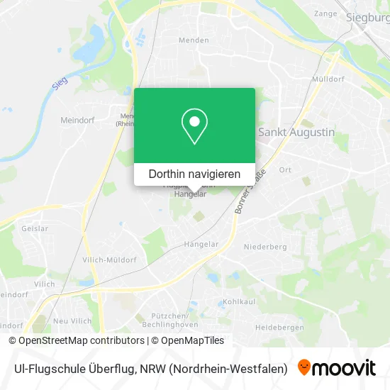 Ul-Flugschule Überflug Karte