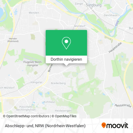 Abschlepp- und Karte