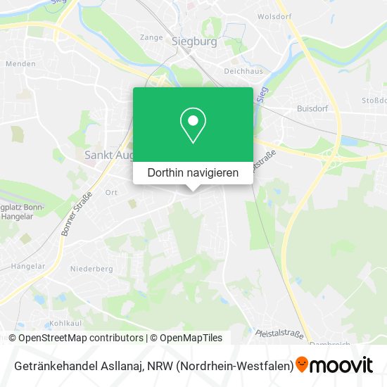 Getränkehandel Asllanaj Karte