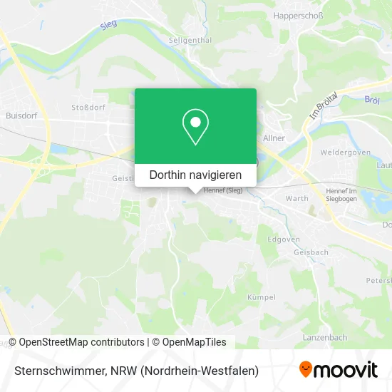 Sternschwimmer Karte