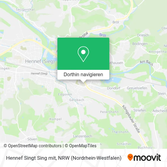 Hennef Singt Sing mit Karte