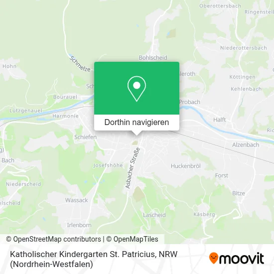 Katholischer Kindergarten St. Patricius Karte