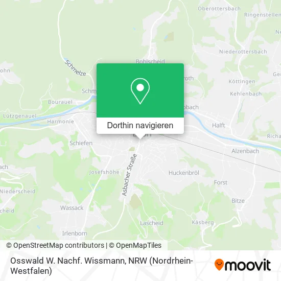 Osswald W. Nachf. Wissmann Karte