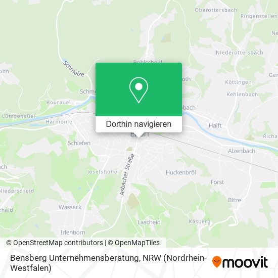 Bensberg Unternehmensberatung Karte