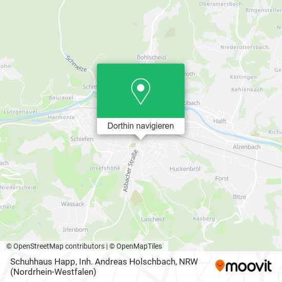 Schuhhaus Happ, Inh. Andreas Holschbach Karte
