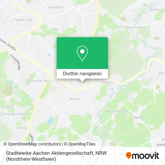 Stadtwerke Aachen Aktiengesellschaft Karte