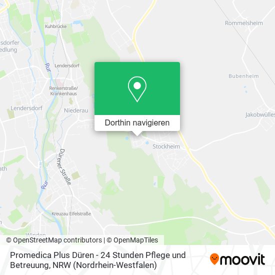 Promedica Plus Düren - 24 Stunden Pflege und Betreuung Karte
