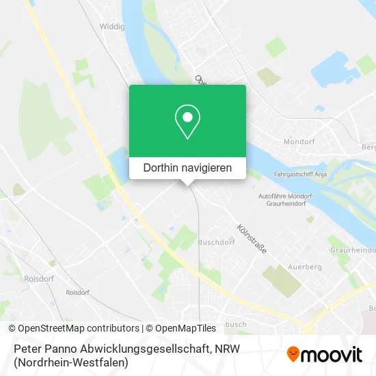 Peter Panno Abwicklungsgesellschaft Karte