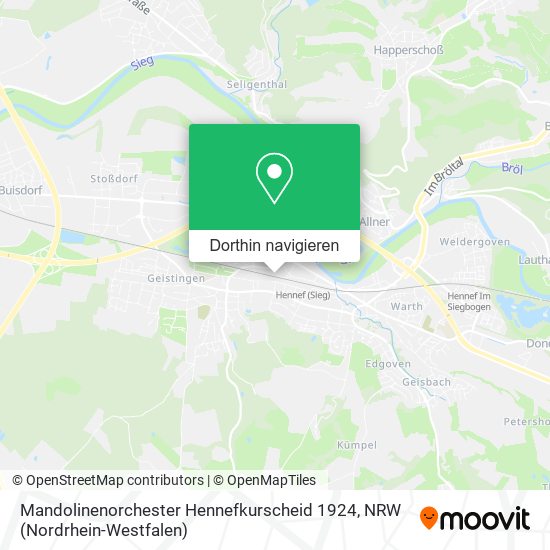Mandolinenorchester Hennefkurscheid 1924 Karte