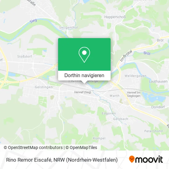 Rino Remor Eiscafé Karte