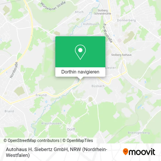 Autohaus H. Siebertz GmbH Karte