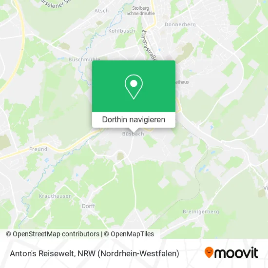 Anton's Reisewelt Karte