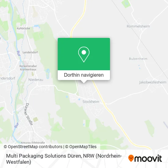 Multi Packaging Solutions Düren Karte