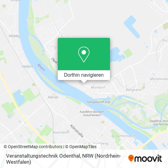 Veranstaltungstechnik Odenthal Karte