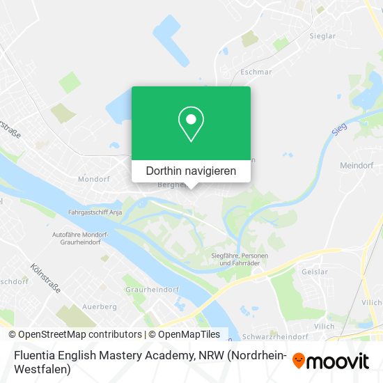 Fluentia English Mastery Academy Karte