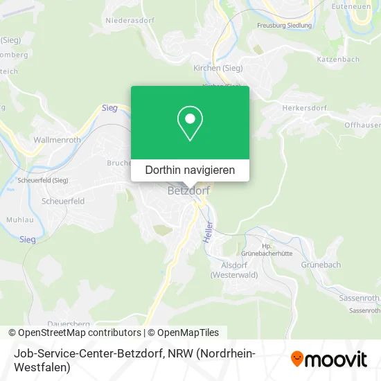 Job-Service-Center-Betzdorf Karte