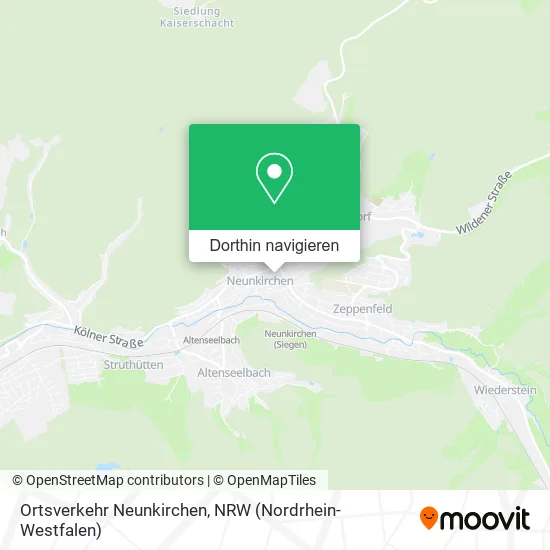 Ortsverkehr Neunkirchen Karte