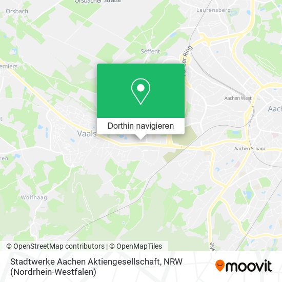 Stadtwerke Aachen Aktiengesellschaft Karte