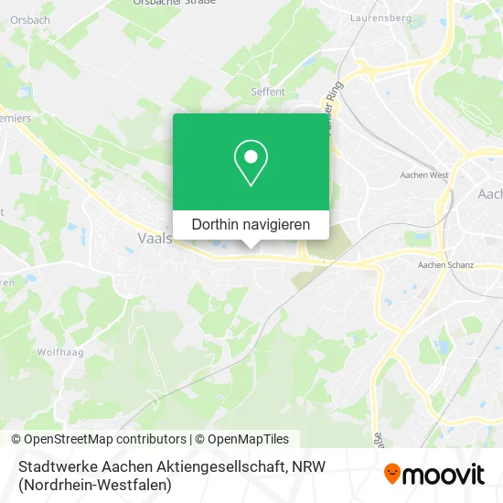 Stadtwerke Aachen Aktiengesellschaft Karte