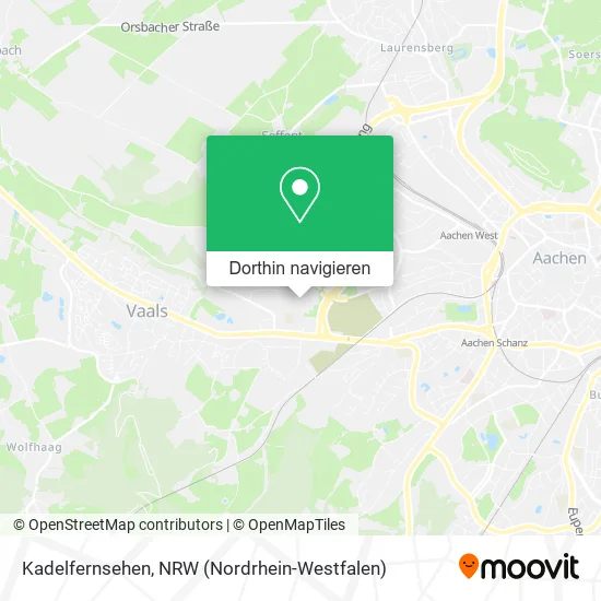 Kadelfernsehen Karte