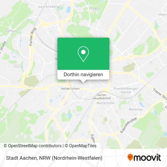 Stadt Aachen Karte