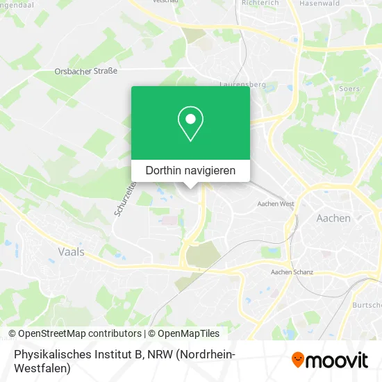 Physikalisches Institut B Karte