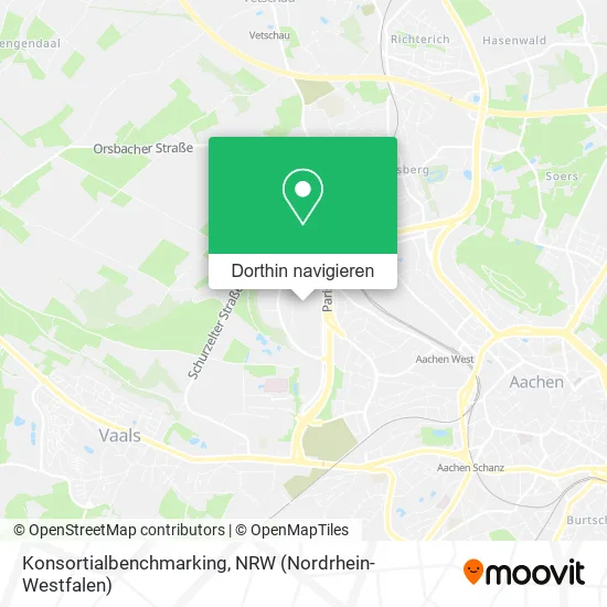 Konsortialbenchmarking Karte