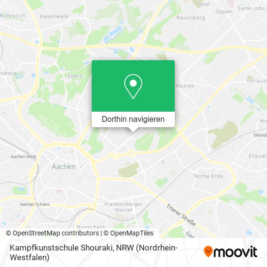 Kampfkunstschule Shouraki Karte