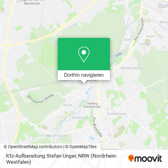 Kfz-Aufbereitung Stefan Unger Karte