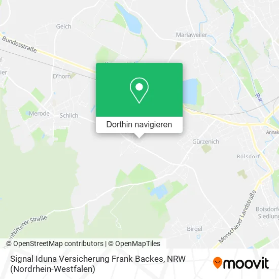 Signal Iduna Versicherung Frank Backes Karte