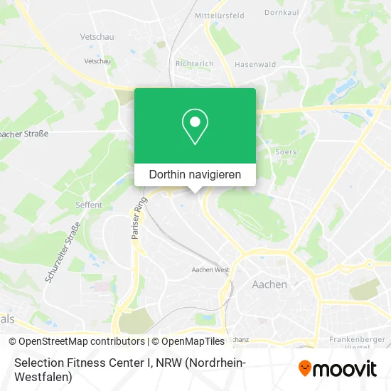 Selection Fitness Center I Karte