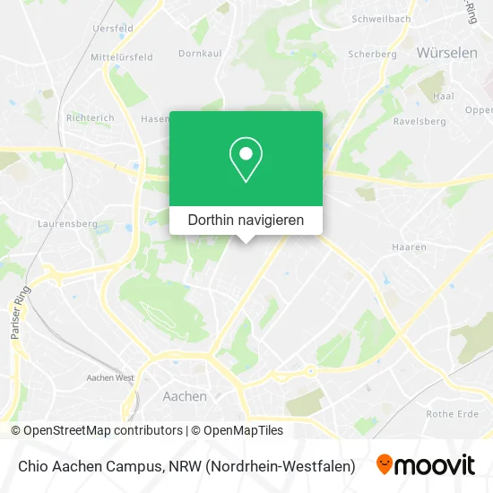 Chio Aachen Campus Karte