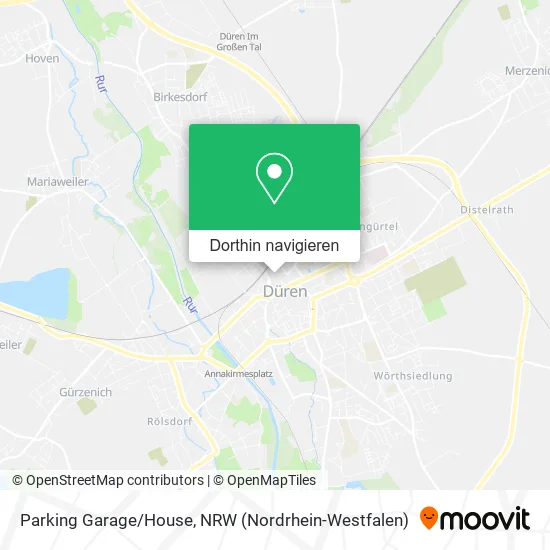 Parking Garage/House Karte