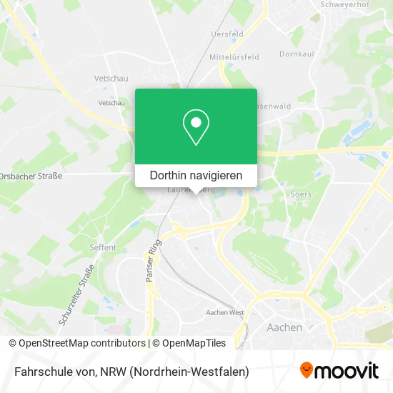 Fahrschule von Karte