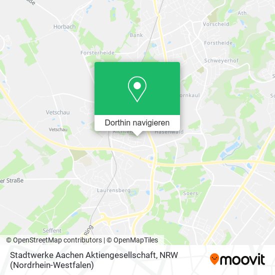 Stadtwerke Aachen Aktiengesellschaft Karte